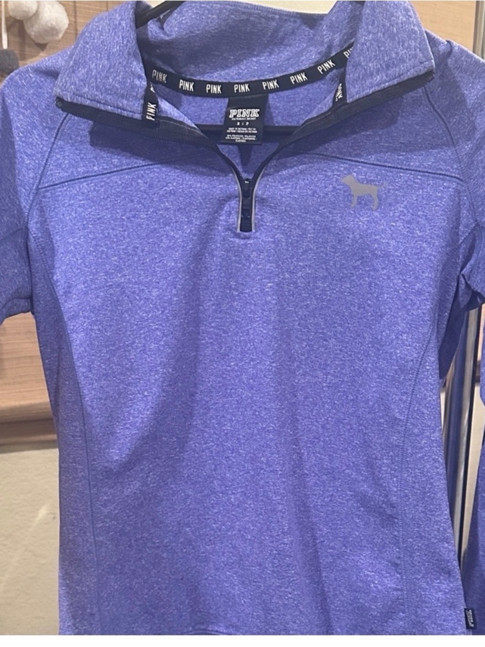 Victoria's Secret PINK Heather Purple Pullover